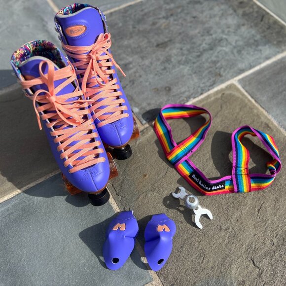 Beach Bunny Roller Skates by Moxi Skates | Periwinkle/Sunset | US Women's 8.5-9 - Picture 1 of 12